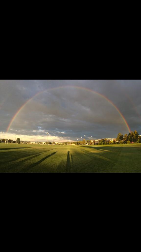 Peterboyy727's tweet photo. Perfect rainbow if I've ever seen one🌈 #almostdouble http://t.co/ud1sZQorsc