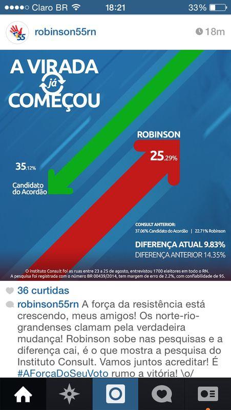 mineiroptrn's tweet photo. Como eu tenho dito: candidato a governo do acordão em queda. Até na  pesquisa da empresa q trabalha pra ele. http://t.co/Fm9VdwbrfI