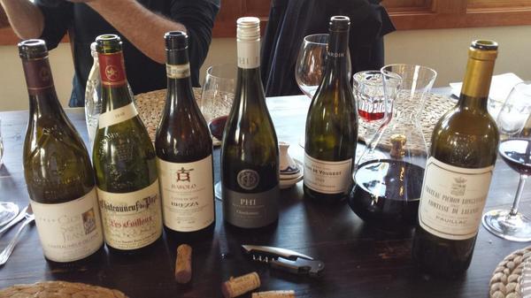 Wino's lunch @1024HB  with @lacollinanz  @EasthopeWine @themilkandhoney @trinityhillwine.  Great lunch much humour!