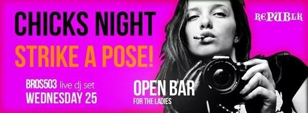 qhay_app's tweet photo. #qhay #ChicksNight #Now en @republik_bar @RepublikJorge http://t.co/4VPSewcFRa