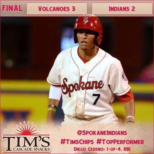 spokaneindians's tweet photo. Diego Cedeno is tonight's #TimsChips #TopPerformer! #spokaneindians http://t.co/fg1B9fpVEt