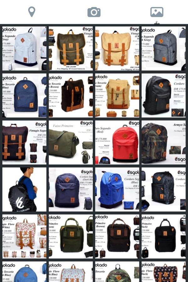 untuk TAS free ongkir ke seluruh Indonesia. info : 7DF91932 (BBM)
