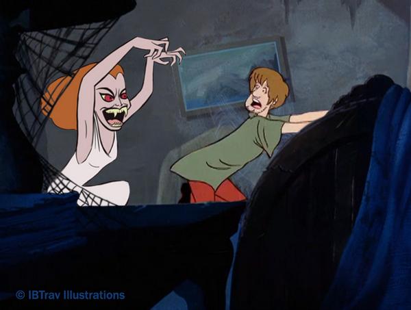 Scooby-Doo Lost Mysteries: “What A Night For A Fright!” Shaggy is on the run from a vampire in the basement. ZOINKS!