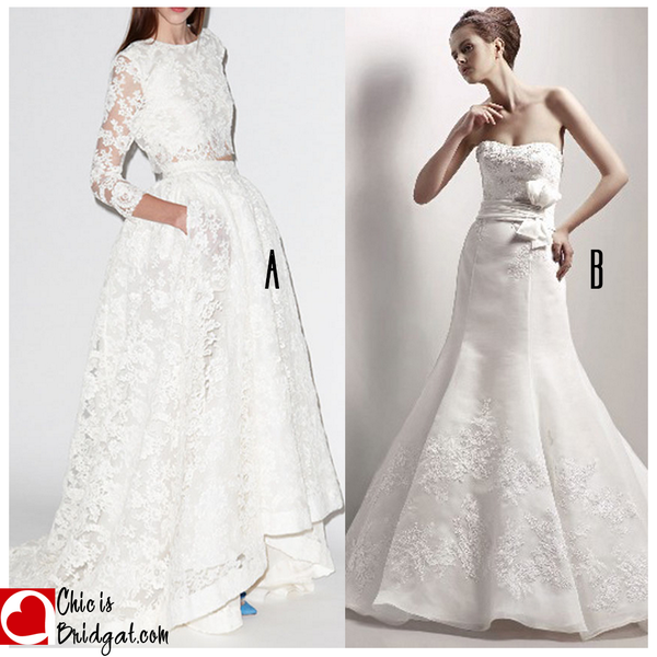 Girls, ready for marriage?
A: bit.ly/1qB73NB ($143.36)
B: bit.ly/1qj8BdO ($569.61 - 653.55)