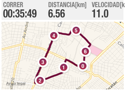 Maritosoliss's tweet photo. Estuve corriendo 6.56km con #PolarBeat. http://t.co/cp2JhofaC6 http://t.co/HFKylxvX49