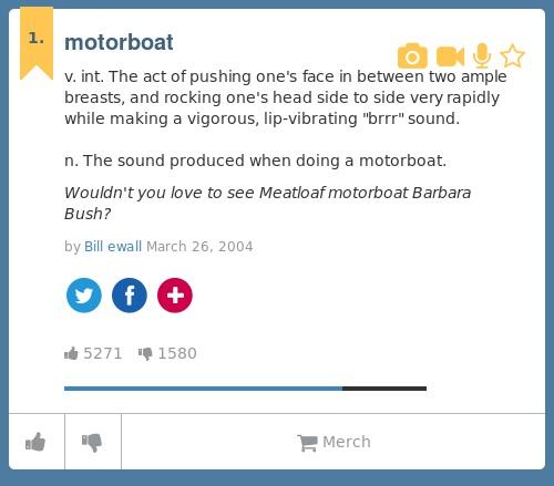 Urban Dictionary on X: @ktaeyeonity motorboat: v. int. The act of