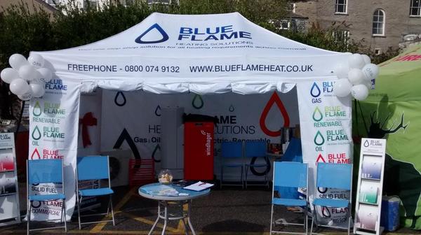 Tall Ships Falmouth with Blue Flame and Windhager.