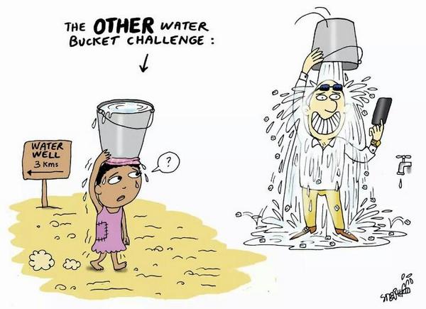 arde_republica's tweet photo. El mundo dividido por el agua y la estupidez #IceBucketChallenge http://t.co/RNH75GPTFP