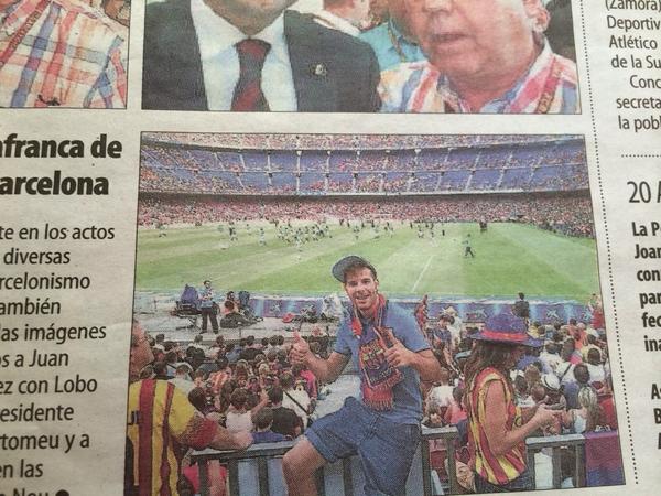 VictorFuertes15's tweet photo. Estar viendo el Mundo Deportivo y que salga @angel01414591 es fuerte la cosa jajaja http://t.co/X8LoZk4Edx