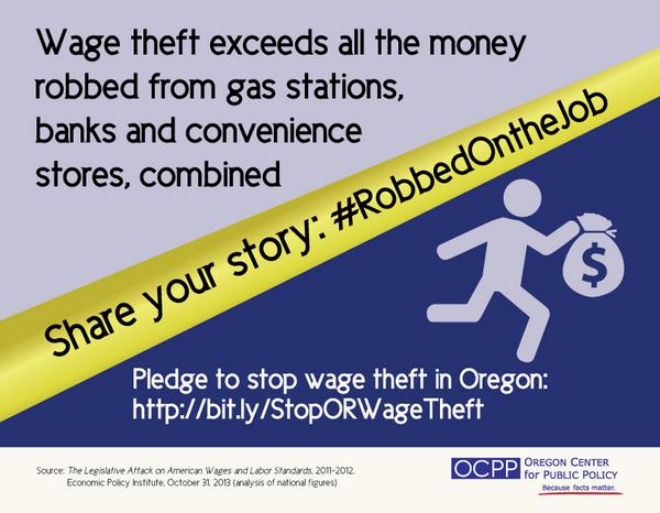 OCPPnews's tweet photo. Have you or anyone you know been #RobbedOnTheJob? If so, share your story #LaborDay http://t.co/KEvNYpC23F
