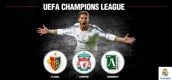 Estos serán nuestros rivales en el Grupo B de la Champions League. #UCLdraw #halamadrid