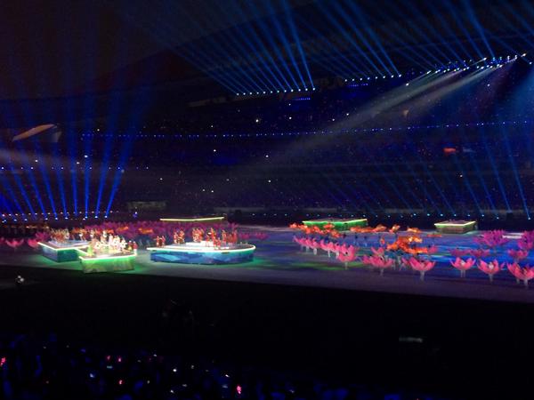 The glittering lanterns bring a warm, homey feeling. #nanjing2014 #closingceremony <a href="/youtholympics/">Youth Olympic Games</a>