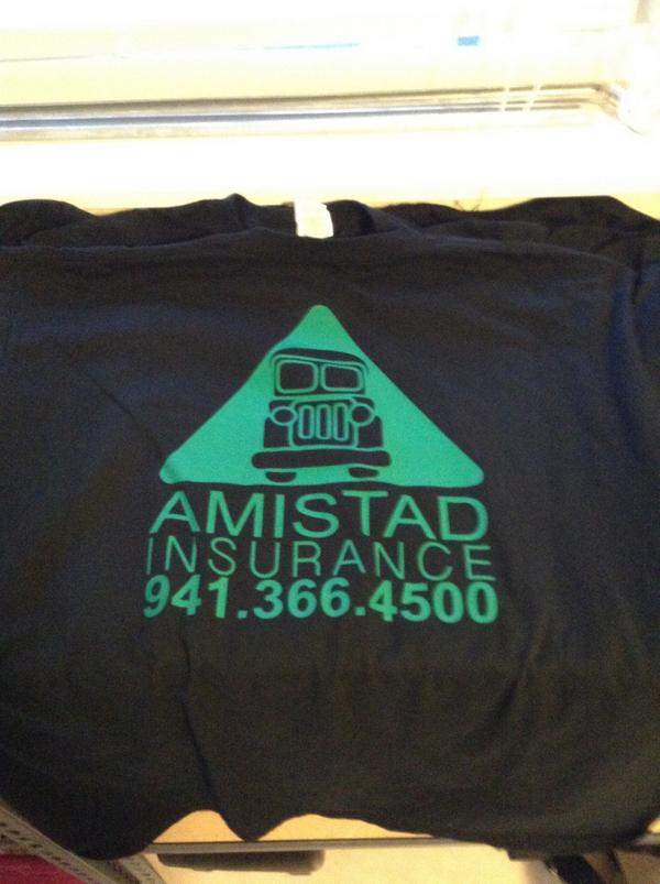 DesignHeroInc's tweet image. Check out the new Shirts designed for Amistad Insurance by us