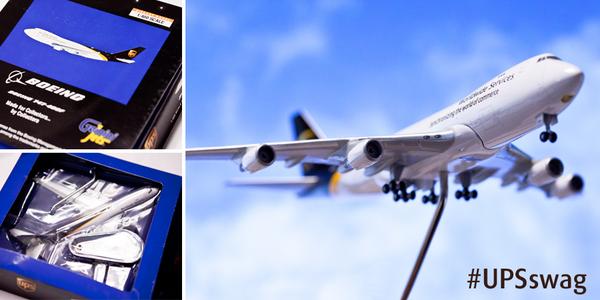 UPS's tweet image. We're randomly selecting winners all day. RT #HappyBdayUPS and
#UPSswag to win one of these: