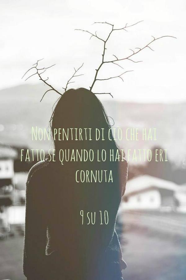SottoLaQuarta's tweet image. Non pentirti di quello che hai fatto se quando lo hai fatto eri #cornuta .
#9su10