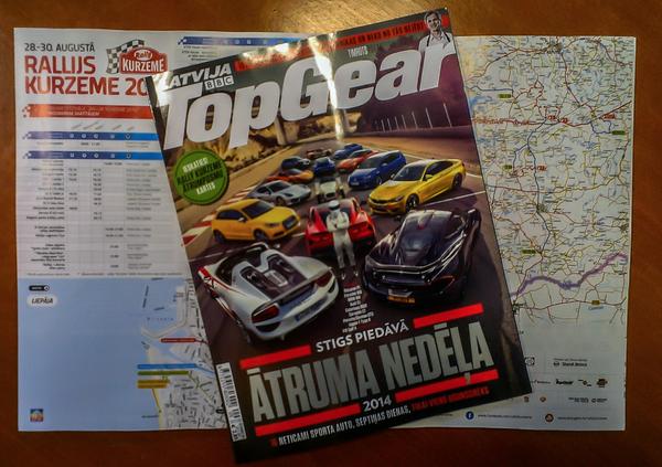 Ja laid uz <a href="/RallyKurzeme/">Rally Kurzeme</a> , neaizmirsti kioskā paķert <a href="/TopGear_LV/">TopGear Latvija</a> jaunāko numuru ar ātrumposmu kartēm!