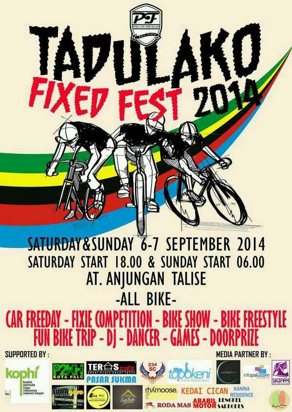 the celebration Palu Fixed Anniversary 3rd 2014 #TadulakoFixedFest2014 <a href="/FGBalikpapan/">FixedGear Balikpapan</a>  <a href="/SMDFIXEDGEAR/">Samarindafixedgear</a> <a href="/TGRFIXGEAR/">TenggarongFixedGear</a>