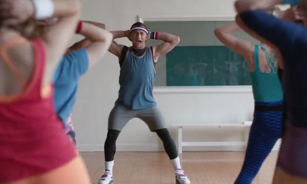 BleacherReport's tweet photo. VIDEO: "Johnny JamBoogie" AKA Johnny Manziel teaches aerobics in a new Snickers commercial http://t.co/u1E25YHOQC http://t.co/bEDKyuwt5v