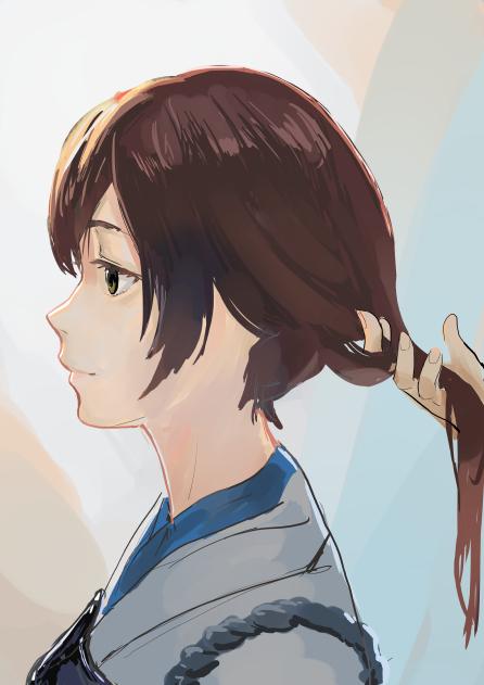 「side ponytail」 illustration images(Oldest｜RT&Fav:50)