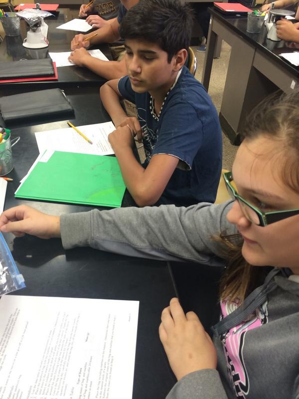 WYECCPrincipal's tweet image. Mrs. Balash&apos;s science students are working with mass! #funexperiment