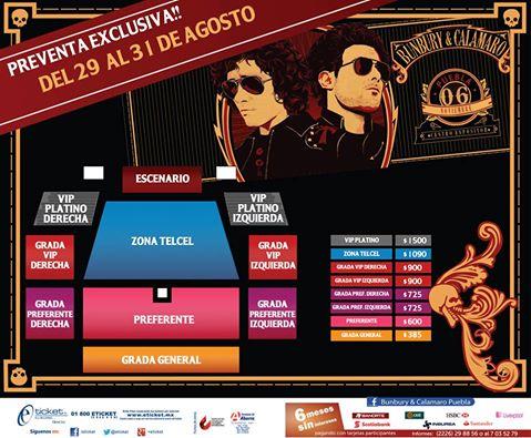 BunCalPue's tweet photo. ¡Chavos! ¿Ya saben desde donde verán a #Bunbury  y #Calamaro? http://t.co/CmpADvHaT7