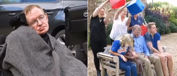 revistavistazo's tweet photo. El físico Stephen Hawking se une al #IcedBucketChallenge. Sus hijos aceptaron el reto. http://t.co/1TEIfzmFgg http://t.co/ftVkc5aYhJ