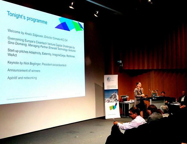 UrsBolt's tweet photo. I'm curious about the @ClimateKIC #Swiss Venture Competition Finals in #Zurich starting now. #climatechange http://t.co/8n7hiWuPQn