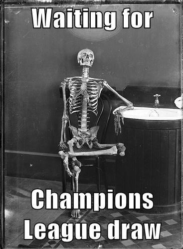 paddypower's tweet photo. Waiting for #ChampionsLeagueDraw to start... http://t.co/8BIWJxHoXe