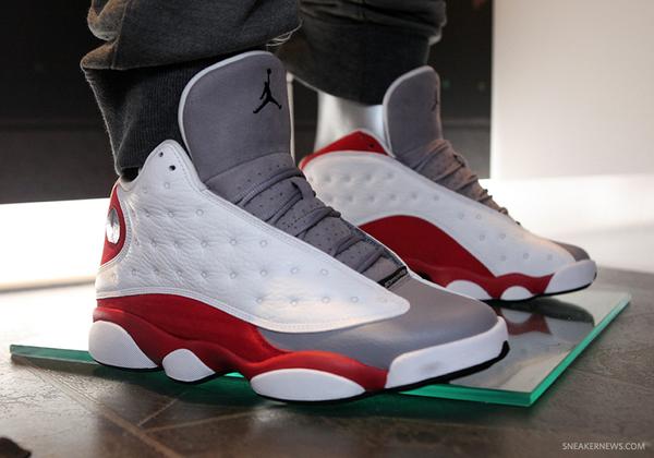 grey toe 13 on feet