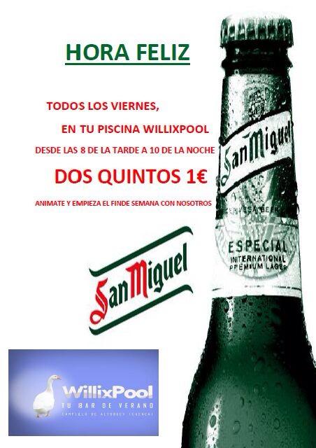 willixpool_cda's tweet photo. Mañana ultimo dia de la oferta de los quintos!! Animarosss vamos a terminar el periodo veraniego como se merece!! http://t.co/IOkxCsYtb1