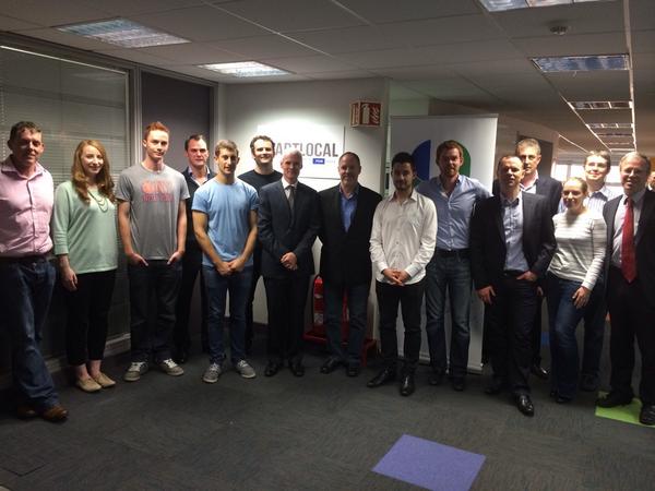 startlocalhq's tweet photo. It's begun! We're excited to host tonight's @startupireland pitch final for @Startup_Nations competition! #startups http://t.co/saCcJr7xZ0