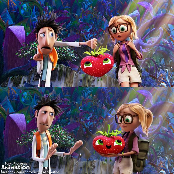 SonyAnimation's tweet image. #Cloudy2 Fun Fact: Barry was challenging to animate since emotions were conveyed only through his eyes &amp;amp; mouth shapes