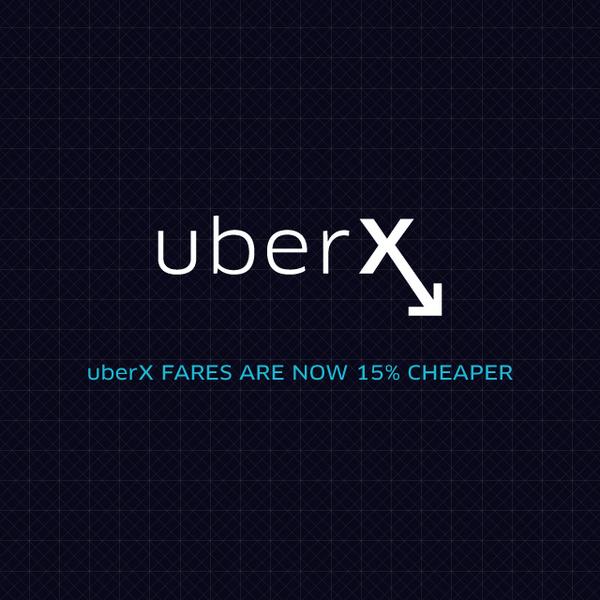 UberUK's tweet photo. BREAKING: London commuters face 15% fare decrease. Starting tomorrow! http://t.co/MkKJ5nUfxZ http://t.co/t6hKtwuo8h
