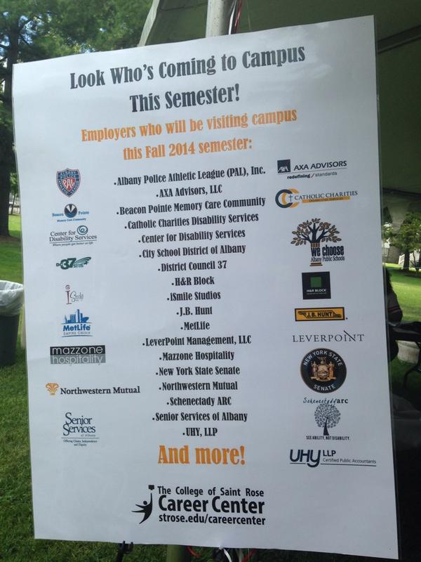 M22GoBlue's tweet image. We are back on campus ... Come by the Career Carnival @ St. Rose!!!