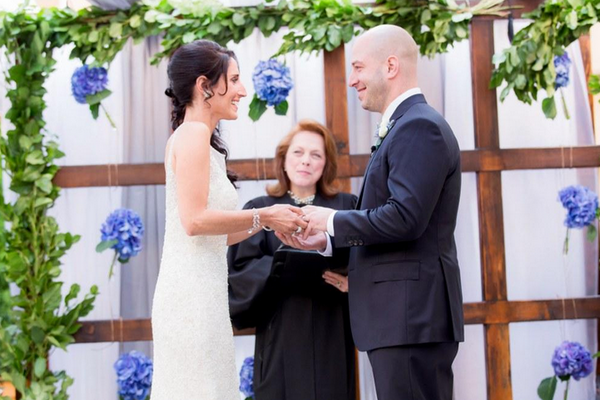 BuzzFeed's tweet photo. A Boston Marathon Bombing Survivor Got Married To The Nurse He Met At The Hospital 
http://t.co/4xWsAi8vG7 http://t.co/7eDsyDOhnI