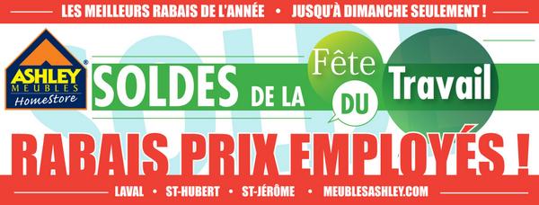 MeublesAshley's tweet photo. #fêtedutravail #meubles #promo #prix http://t.co/TRE59GPXYd