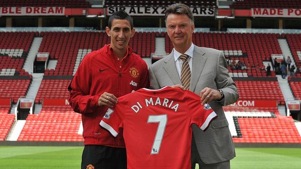 FIFAcom's tweet image. Manager Louis van Gaal said new @ManUtd No7 Angel di Maria fits into club's philosophy - fifa.to/1orbMfx
