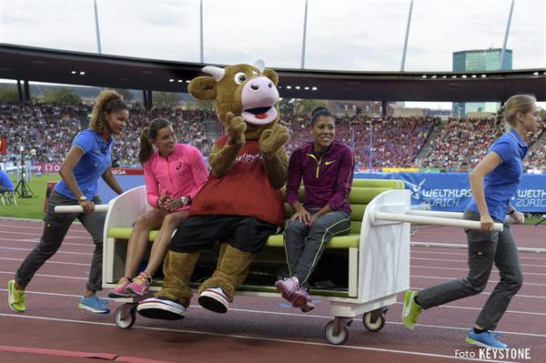 Mujinga Kambundji, Ellen Sprunger und #Cooly. Wir freuen uns schon auf den Auftritt der 4x100 m Frauen-Staffel!