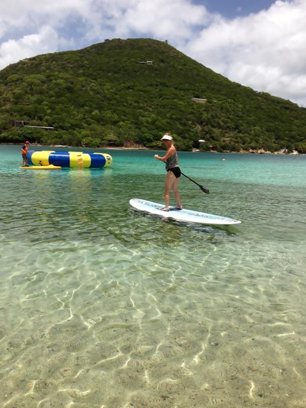 sunandfunwow's tweet photo. enjoying one of the long paddle boards @ScrubIsland Paddling out to #diamondreef #BVI http://t.co/1PxABv5uzg