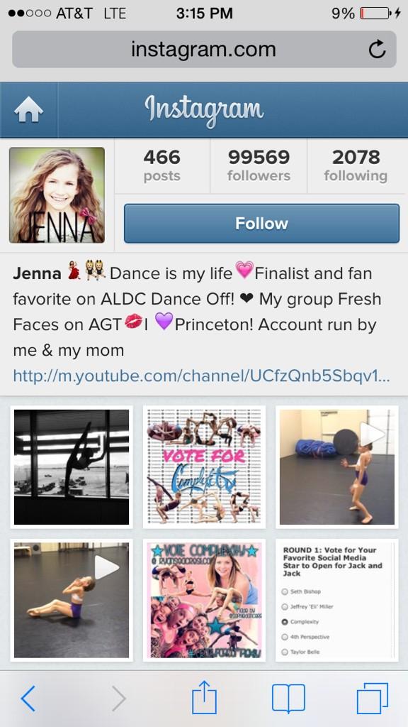 follow <a href="/freshfacesjenna/">Jenna Valenzuela</a> on Instagram she is so close to 100k!