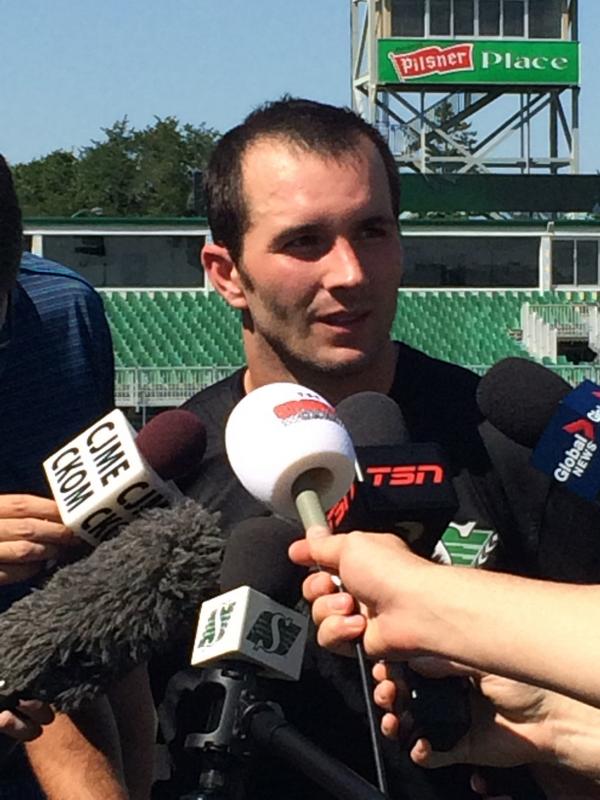 Weston Dressler addresses the media for the first time as a Rider this season #Riders