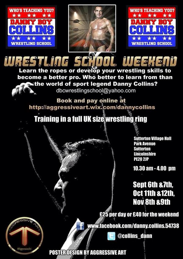 collins_dann's tweet photo. Places available 4 sept 6&amp;7 wrestling training weekend. Places can b booked &amp; paid 4 online: http://t.co/SrXJVPUrSD http://t.co/sIzRNOr53p