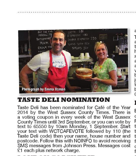 tastedeliuk's tweet photo. Thanks to all of our very kind customers who have already voted for us! Voting ends at 10am on Monday 1st September http://t.co/DI03tVe7zE