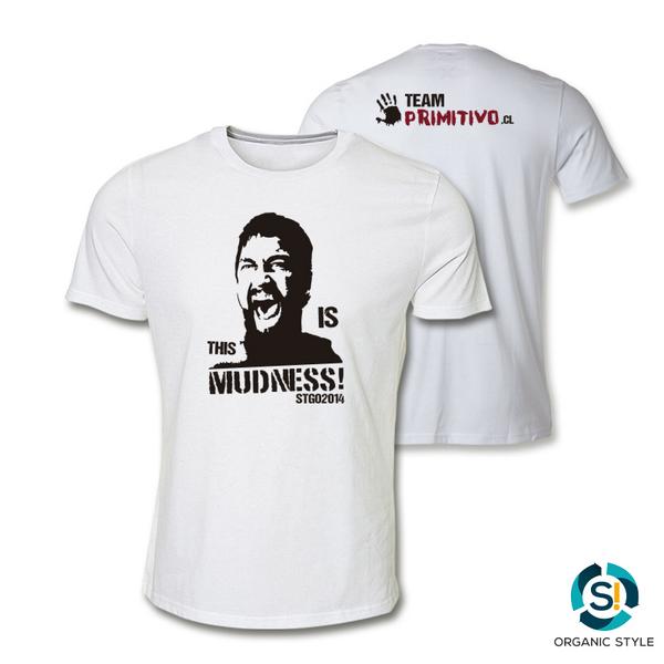 TeamPrimitivo's tweet photo. Polera oficial @TeamPrimitivo versión @MudnessChile 
Blanca para que se note que nos gusta el barro! #NoSomosPussy http://t.co/VslTE69rkV