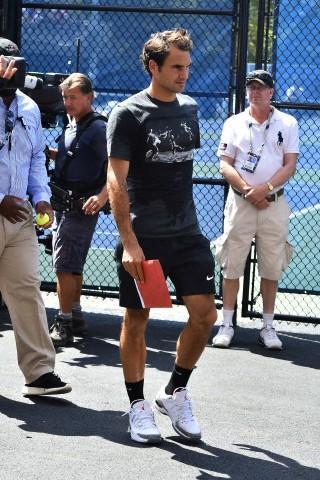 federer black shoes
