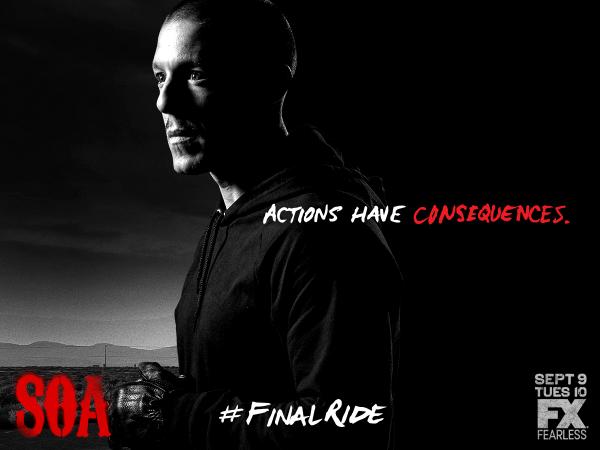 His fate awaits. Face the truth. The #FinalRide begins Tuesday, September 9th.