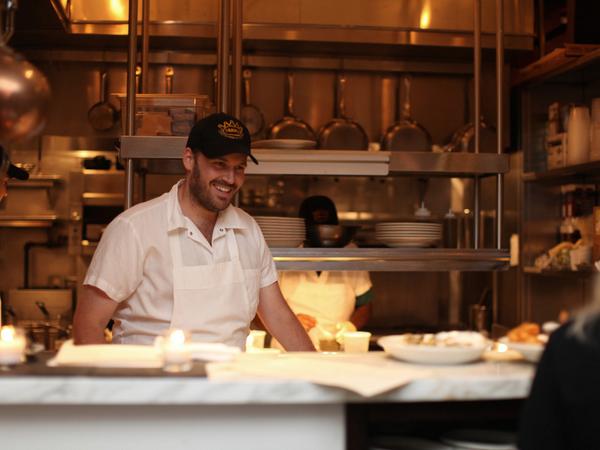 Congrats to our chef! Getting married tonight <a href="/frannysbk/">Franny's Brooklyn</a> ... F&amp;D congratulations from your family <a href="/marcosbklyn/">Marco's</a>