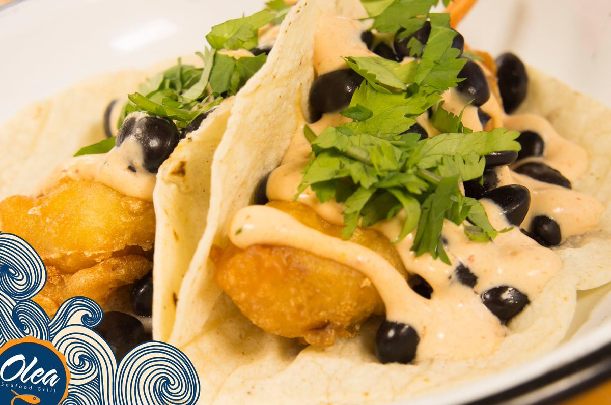 RestOlea's tweet photo. Tacos de Camarón, acompañados con salsa de chipotle y frijoles negros ¿Cuantos vas a querer? http://t.co/YLAKcGNTTu