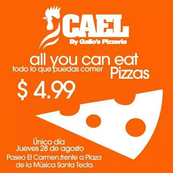 qhay_app's tweet photo. #qhay #SoloHoy #AllYouCanEat en @CaelResto #PaseoElCarmen http://t.co/T6ce2RyUqG