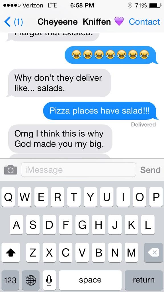 witttybanter's tweet image. #reasonone on why my little is better than yours.. 😂😂😂😂😂 @CheyenneKniffen